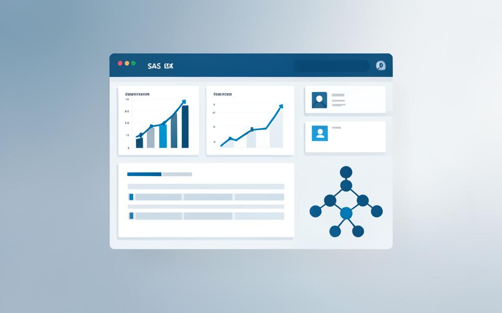 業務 SaaS・管理システムのイメージイラスト